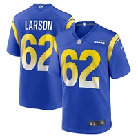 Men's Nike Blake Larson  Royal Los Angeles Rams Game Jersey