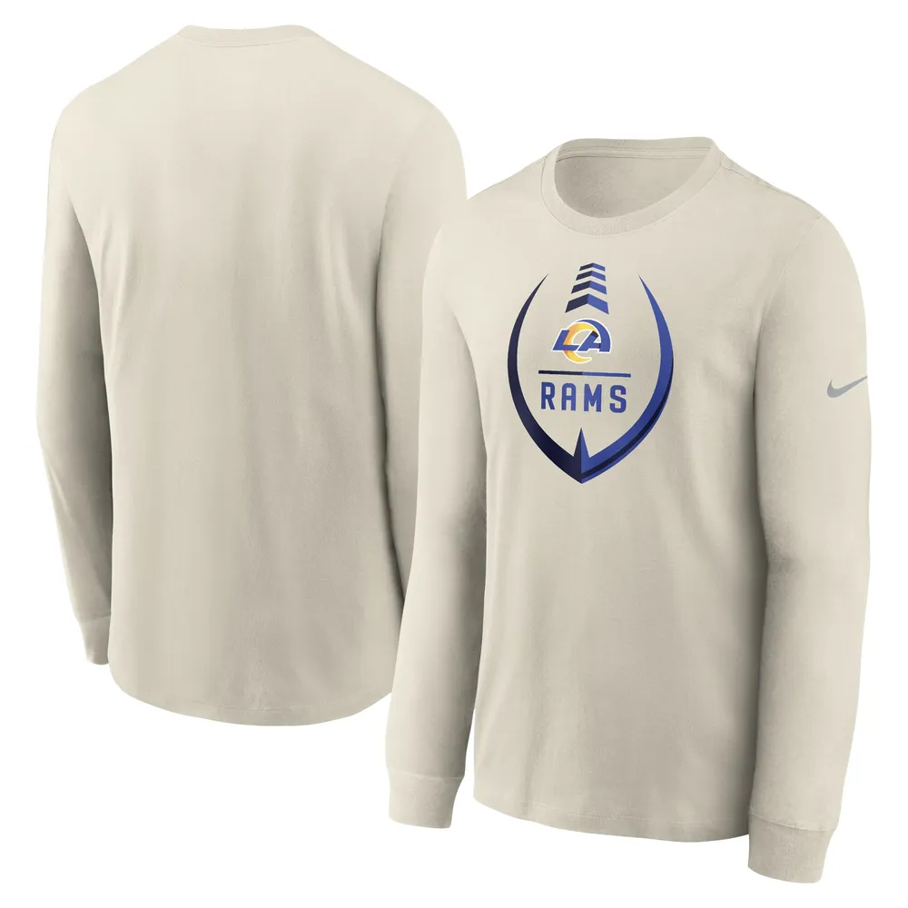 Los Angeles Rams 2022 NFL Sideline Nike Velocity Performance Longsleeve  Shirt Blue