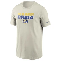 Men's Nike Bone Los Angeles Rams Split T-Shirt