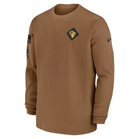 Sweat-shirt à capuche Nike marron Los Angeles Rams Salute to Service pour homme