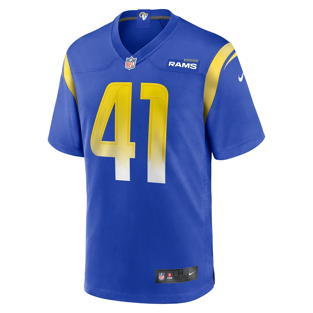 Maillot de match Nike Cameron McCutcheon Royal Los Angeles Rams pour homme