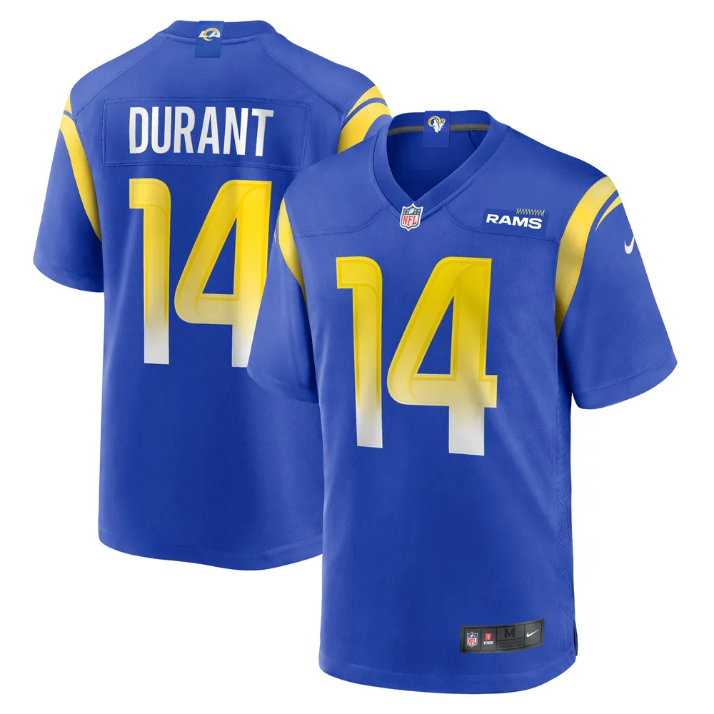 Maillot Nike Cobie Durant Royal Los Angeles Rams Game Player pour homme