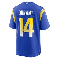 Maillot Nike Cobie Durant Royal Los Angeles Rams Game Player pour homme