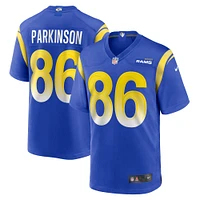 Maillot de match Nike Colby Parkinson Royal Los Angeles Rams pour homme