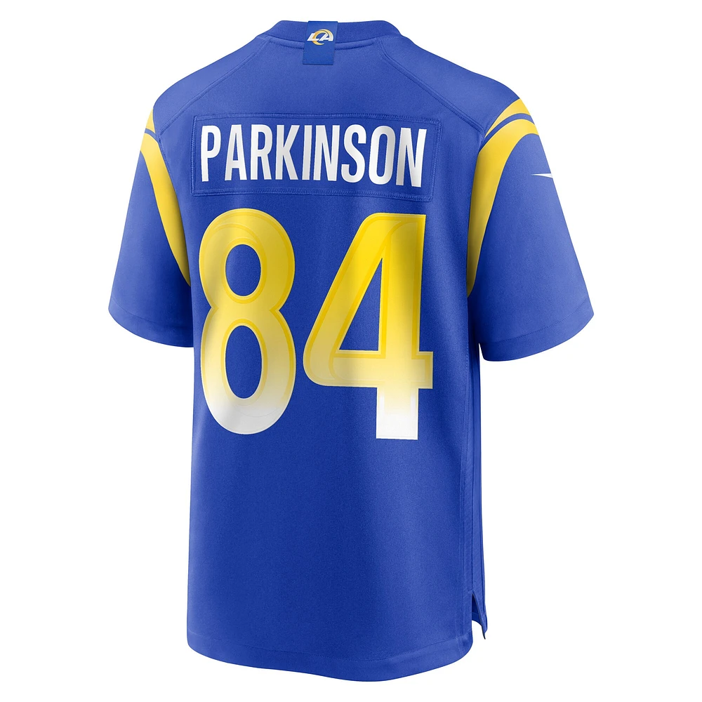 Men's Nike Colby Parkinson  Royal Los Angeles Rams Team Game Jersey