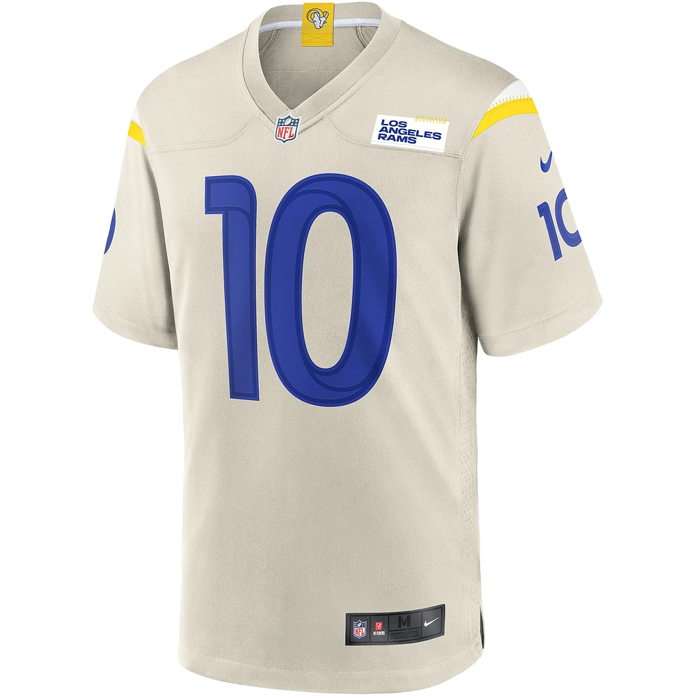 Maillot de match Nike Cooper Kupp Bone Los Angeles Rams pour homme