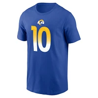 T-shirt avec nom et numéro de joueur Nike Cooper Kupp Royal Los Angeles Rams pour homme