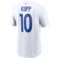 T-shirt avec nom et numéro Nike Cooper Kupp pour homme, blanc, Los Angeles Rams