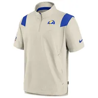 Haut à enfiler Chevron Lockup Los Angeles Rams Sideline Coaches Nike crème pour homme