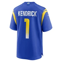 Men's Nike Derion Kendrick Royal Los Angeles Rams Home Game Jersey