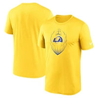 T-shirt Nike Golden Los Angeles Rams Primetime Legend Icon Performance pour homme