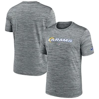 T-shirt Nike Los Angeles Rams Velocity Performance gris pour homme