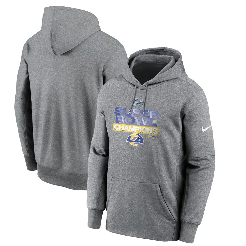Lids Los Angeles Rams Nike Super Bowl LVI Champions Locker Room Trophy  Collection Pullover Hoodie - Heathered Charcoal