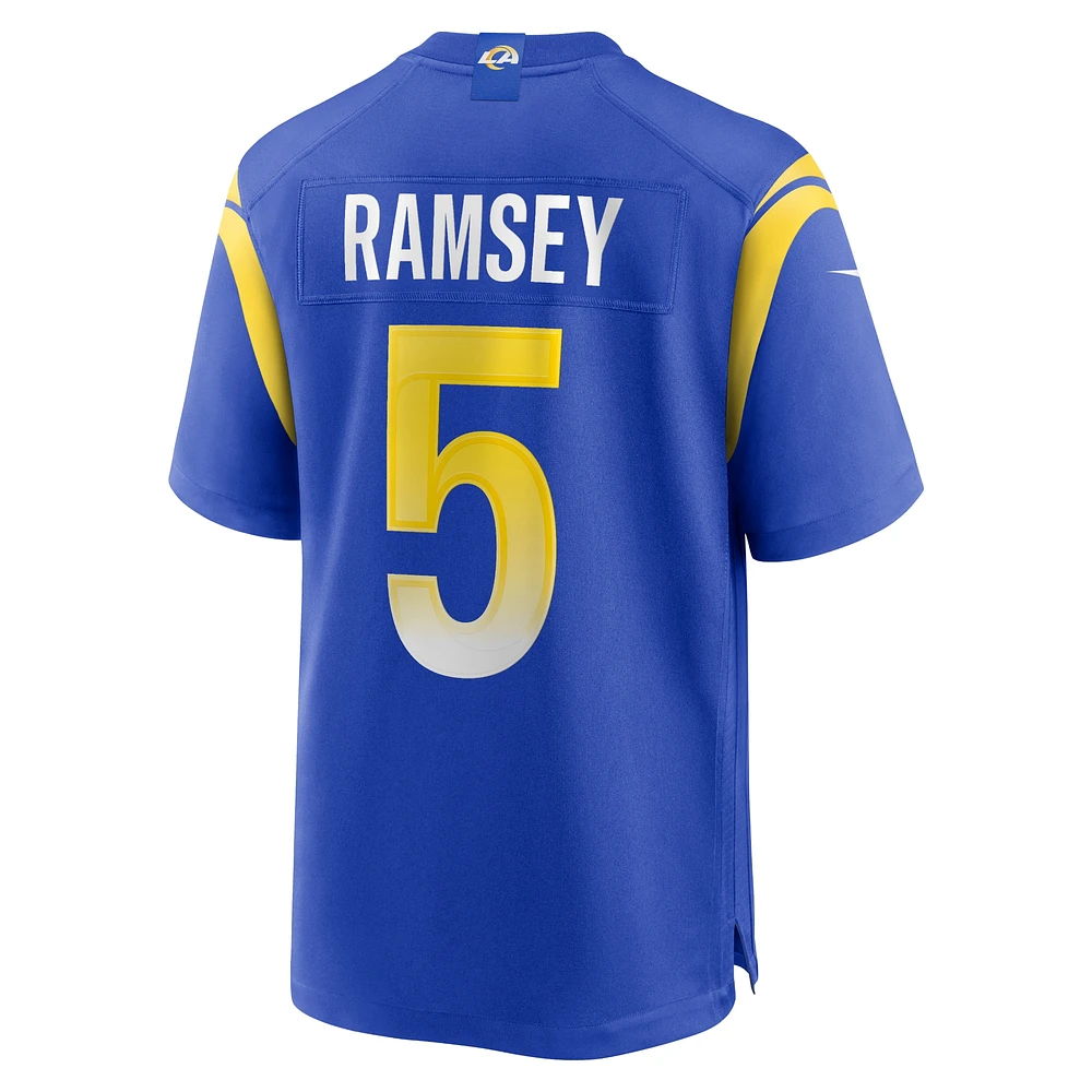 Maillot de match Nike Jalen Ramsey Royal Los Angeles Rams pour homme