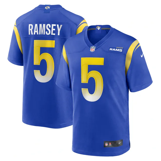 Men's Nike Jalen Ramsey Black Los Angeles Rams RFLCTV Limited Jersey