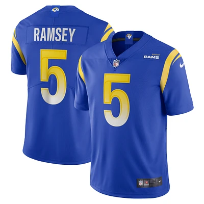 Maillot Nike Jalen Ramsey Royal Los Angeles Rams Team Vapor Limited pour homme