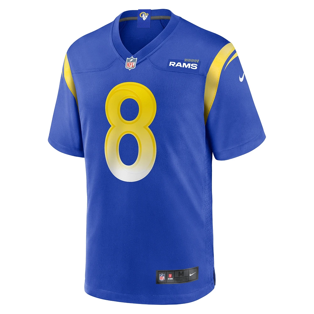 Maillot de jeu Nike Jared Verse Royal Los Angeles Rams pour homme