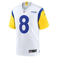 Maillot de match Nike Jared Verse blanc Los Angeles Rams pour homme