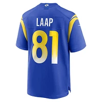 Maillot de match Nike JJ Laap Royal Los Angeles Rams pour homme