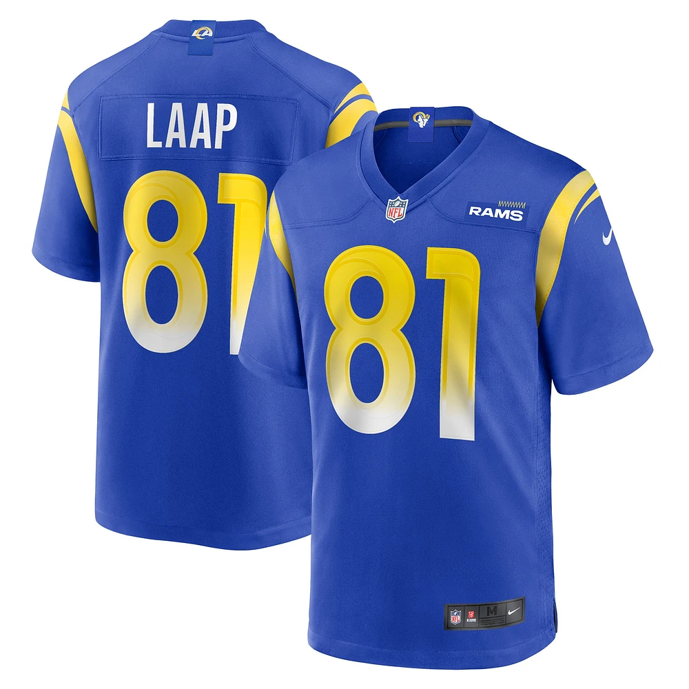 Men's Nike JJ Laap  Royal Los Angeles Rams Game Jersey