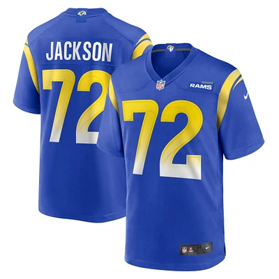 Men's Nike Jonah Jackson  Royal Los Angeles Rams Game Jersey