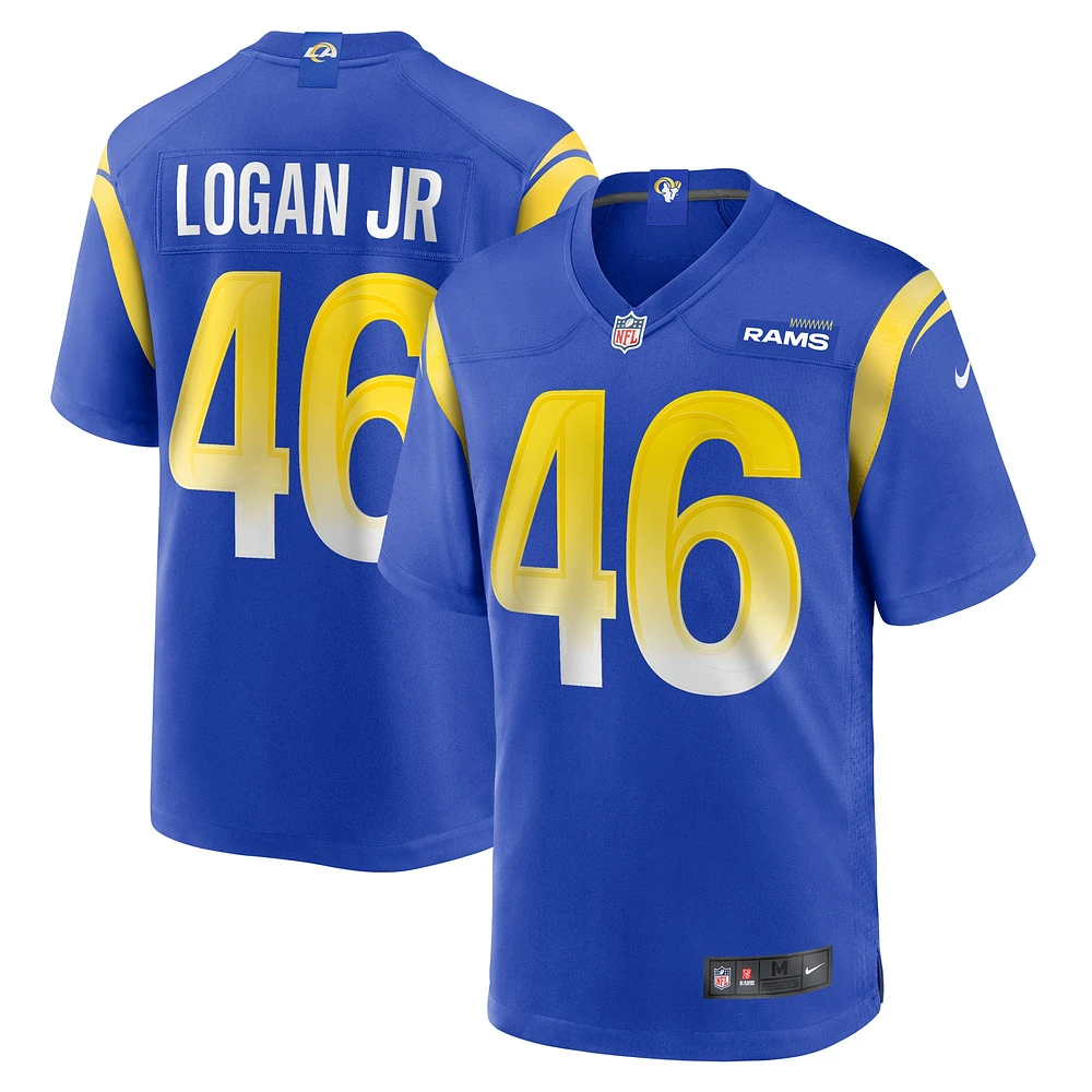 Maillot de match Nike Kenny Logan Jr. Royal Los Angeles Rams pour homme