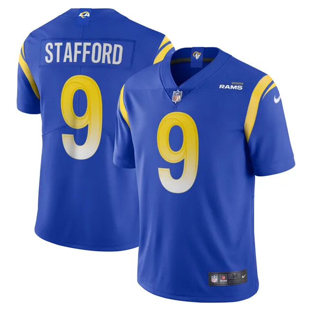 Youth Nike Matthew Stafford Gray Los Angeles Rams Atmosphere Game Jersey