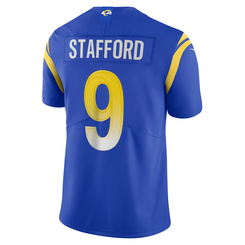 Nike Men's Nike Matthew Stafford Royal Los Angeles Rams Vapor Limited Jersey