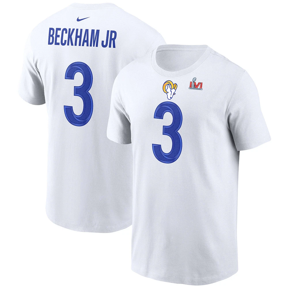 Lids Odell Beckham Los Angeles Rams Nike Super Bowl LVI