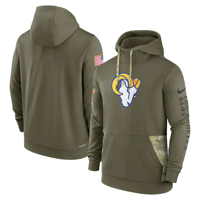 Los Angeles Rams Nike 2022 Salute To Service Therma Performance Pullover  Hoodie - Camo - Youth