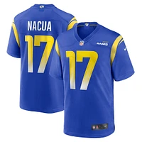 Maillot de match domicile Nike Puka Nacua Royal Los Angeles Rams pour Homme