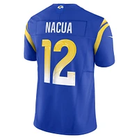Men's Nike Puka Nacua Royal Los Angeles Rams Vapor F.U.S.E. Limited Player Jersey