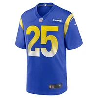 Maillot de match Nike Royal Los Angeles Rams pour homme Quindell Johnson