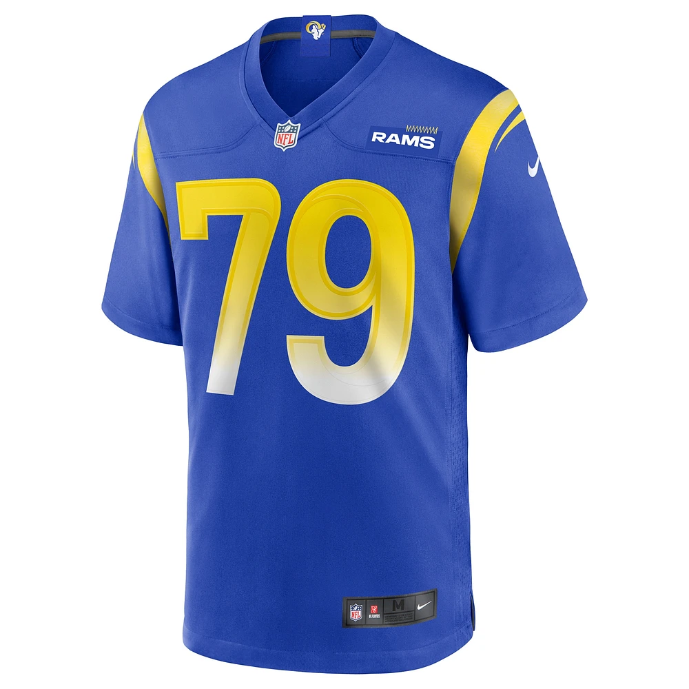 Men's Nike Rob Havenstein Royal Los Angeles Rams Game Jersey