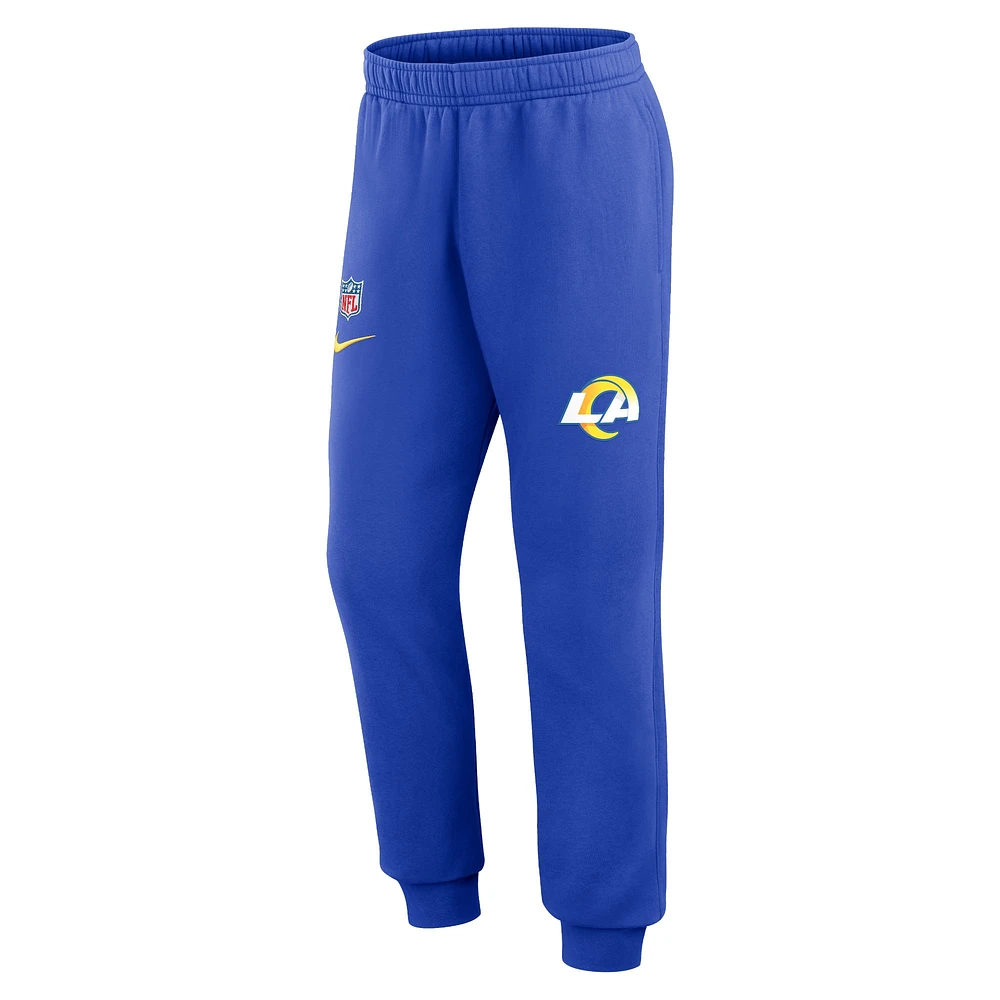 Men's Nike Royal Los Angeles Rams 2023 Sideline Club Jogger Pants