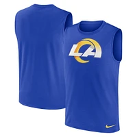 Débardeur Nike Royal Los Angeles Rams Blitz Legend Muscle Perform pour homme