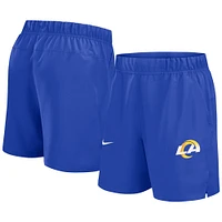 Short Nike Royal Los Angeles Rams Blitz Victory Performance pour homme