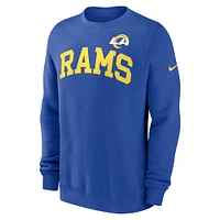 Men's Nike Royal Los Angeles Rams Club Pullover Sweatshirt