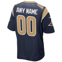 Men's Nike Royal Los Angeles Rams Custom Game Jersey