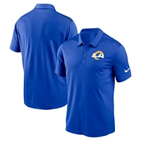 Polo Nike Royal Los Angeles Rams Fan Gear Franchise Heat-Sealed Graphic Team pour homme