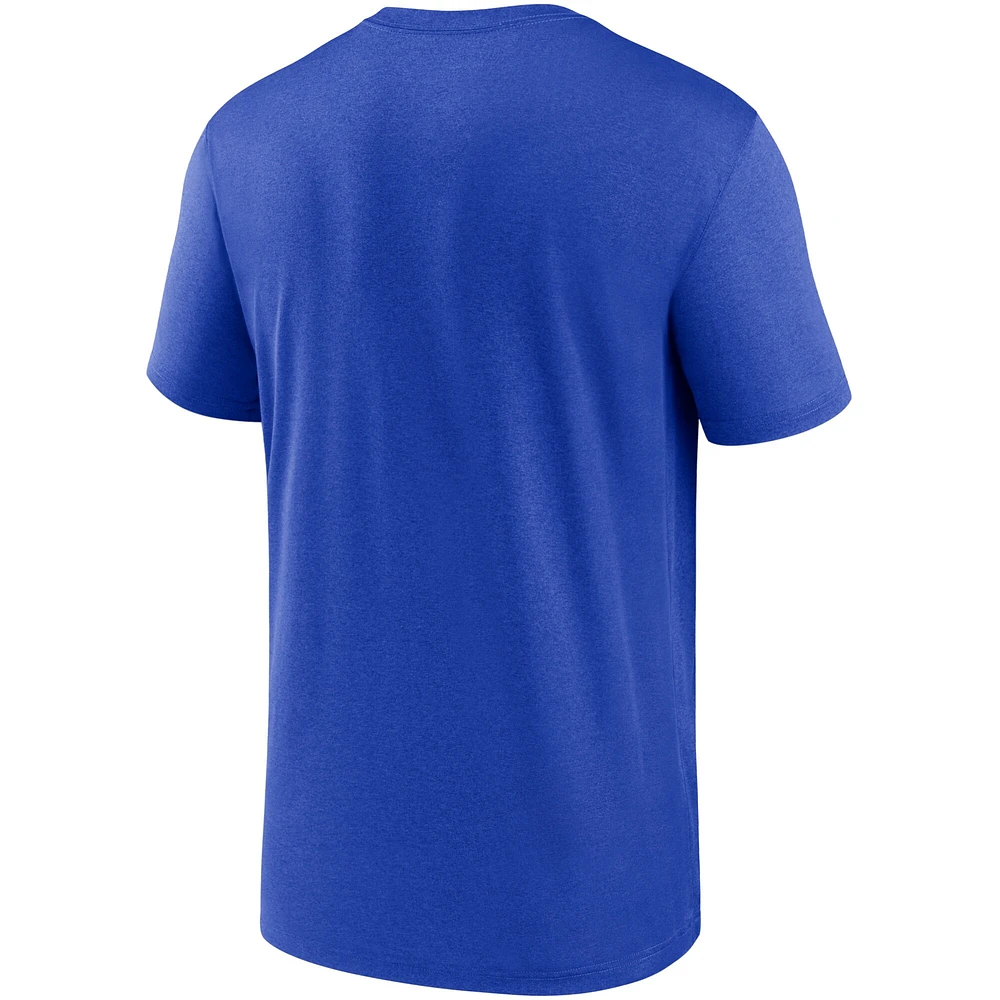 T-shirt Nike Royal Los Angeles Rams Legend Community Performance pour homme