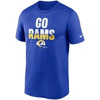 Men's Nike  Royal Los Angeles Rams Legend Local Phrase Performance T-Shirt