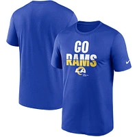 Men's Nike  Royal Los Angeles Rams Legend Local Phrase Performance T-Shirt