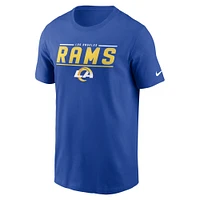 T-shirt Nike Royal Los Angeles Rams Muscle pour Homme