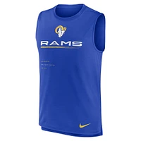 Débardeur Nike Royal Los Angeles Rams Muscle Trainer pour Homme