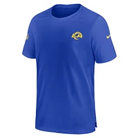 T-shirt Nike Royal Los Angeles Rams Sideline Coach Performance pour homme