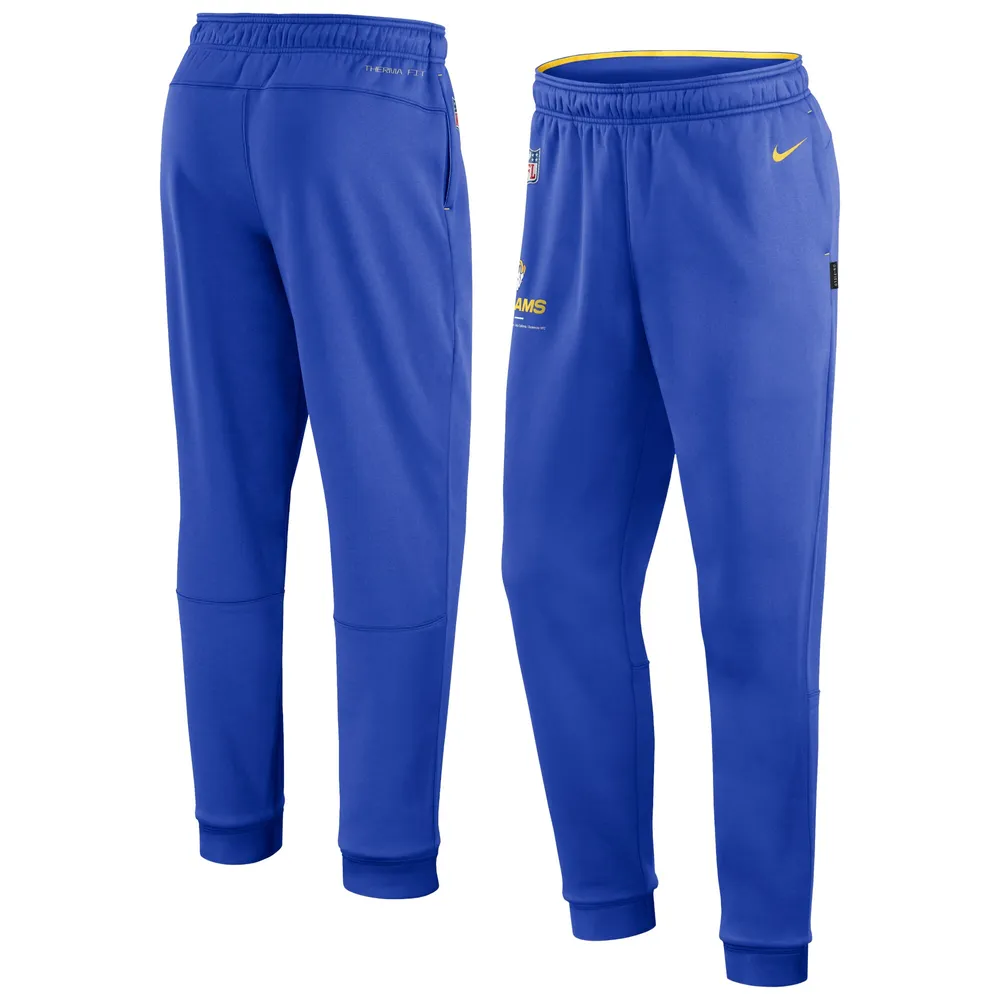 suelo audible Prohibición Lids Los Angeles Rams Nike Sideline Logo Performance Pants - Royal | The  Shops at Willow Bend