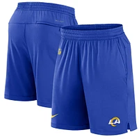 Men's Nike Royal Los Angeles Rams Sideline Performance Shorts