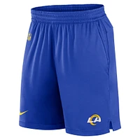 Men's Nike Royal Los Angeles Rams Sideline Performance Shorts