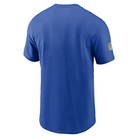 Men's Nike Royal Los Angeles Rams Sideline Performance T-Shirt